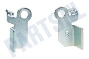 Sharp 636308, 00636308 Koelkast Scharnierdeel Van deur, set links en rechts, metaal geschikt voor o.a. KD52VX00, KG57NX00