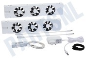 Speedcomfort  131001 Radiatorventilator Speedcomfort Duo set geschikt voor o.a. Kolomradiator
