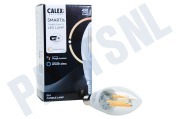Calex 5101002700  Smart LED Filament Clear Kaarslamp B35 E14 Dimbaar geschikt voor o.a. 220-240V, 4,9W, 470lm, 1800-3000K