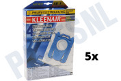 Kleenair FC8021/03  Stofzuigerzak S bag Micro Fleece 4 stuks geschikt voor o.a. S-BAG HR 8500-8599-FC9006