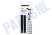 Karcher 26331040 2.633-104.0  Strip Vervangstrip rubber 2x 170mm. geschikt voor o.a. WV50, WV75, WV2, WV5