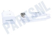 Samsung SAM-10146-PK EP-TA12 Samsung Micro USB  Oplader 1,5m Wit geschikt voor o.a. Wit, 2.0 A