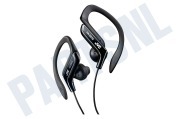 JVC HAEB75BNU  HA-EB75B-NU Adjustable Clip Sport Headphones geschikt voor o.a. Sport, fitness