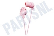 JVC HAFX10LPEF  HA-FX10-LP-E In Ear Stereo Headphones Powerful Sound Light Pink geschikt voor o.a. Roze met 1,2 meter snoer