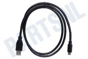 ACT  AC7370 USB 3.1 Type-C naar Type-A Aansluitkabel 1 meter geschikt voor o.a. USB 3.1 Gen1 (USB 3.0)