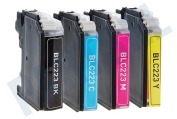 Brother LC223VALBP LC-223 Multipack  Inktcartridge LC-223 Multipack BK/C/M/Y geschikt voor o.a. DCP-J4120DW, MFC-J4420DW, MFC-J4620DW