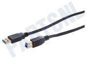 USB Aansluitkabel 3.0 A Male - USB 3.0 B Male, 1.5 Meter