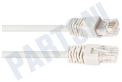 Easyfiks  UTP CAT6 Netwerkkabel Wit, 1.5 meter, 2x RJ45 Male geschikt voor o.a. 1.5 Meter, Wit