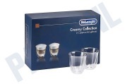 Kimbo 5513284441 DLSC301  Kopjes Creamy collection geschikt voor o.a. Set van 6 cappuccino glazen