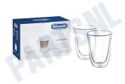 Simac 5513284171 DBWALLLATTE Koffiezetapparaat Kopjes Dubbele thermowand geschikt voor o.a. Set van 2 latte macchiato glazen
