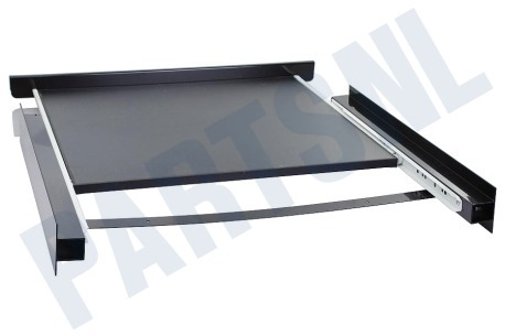 Universeel Combirand Aluminium Met Werkblad Luxe, Zwart