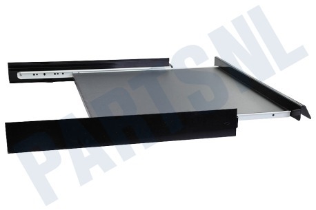 Universeel Combirand Aluminium Met Werkblad Luxe, Zwart