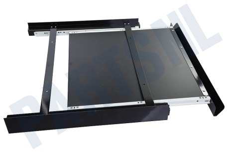 Universeel Combirand Aluminium Met Werkblad Luxe, Zwart