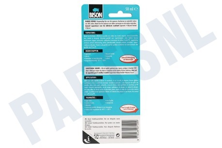 Bison Rubber Repair Tube 50ml