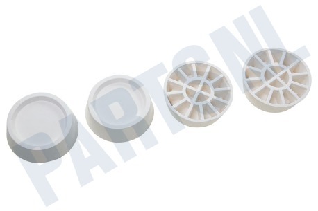 WPRO SKA202 Wpro Trillingsdempers Wit 4 stuks