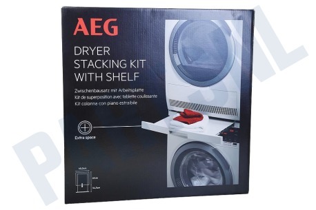 AEG SKP11GW Stapelkit met uittrekbaar rek