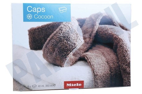 Miele WA CSOC 1001 L Wasmiddel Pakket met 9 caps wasverzachter Cocoon Caps