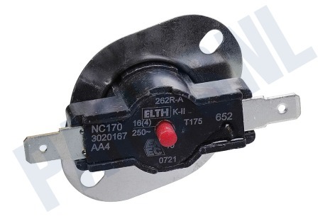 Bosch Wasdroger 163282, 00163282 Thermostaat-vast bij element