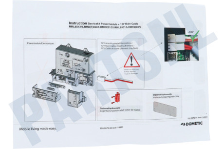 Dometic Koelkast Aansluitblok Compleet
