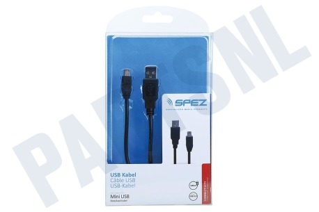 Softbank  Mini USB Kabel 100cm Zwart