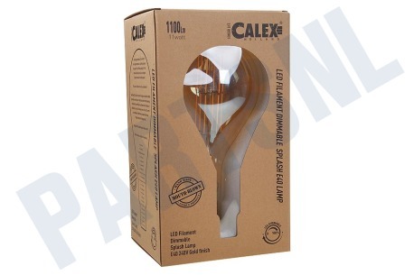 Calex 425622 Calex LED volglas LangFilament Giant Splash Goud 11W E40