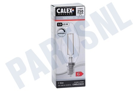 Calex 1105005300 Calex LED volglas Filament Kaarslamp Helder 3,5W 250lm