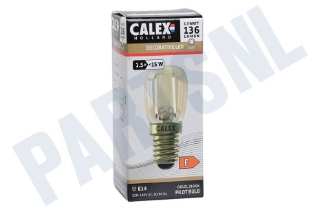 Calex 1101010500 Calex LED Volglas Filament Schakelbordlamp 1,5W E14