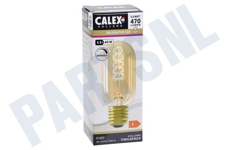 Calex 1001001800 Goud Flex Filament Buis T45 E27 5,5W Dimbaar