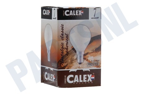 Calex 407602 Calex Kogel-nacht lamp 240V 10W 50lm E14 mat