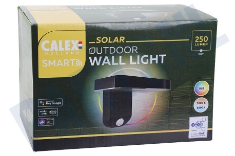 Calex 5401001800 Smart Outdoor Solar Wall Light