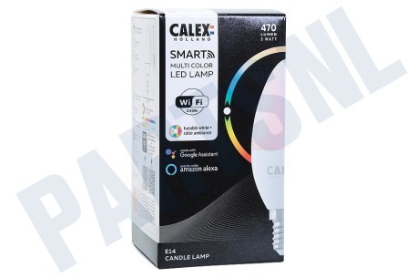 Calex Smart LED Kaars lamp E14 SMD RGB Dimbaar