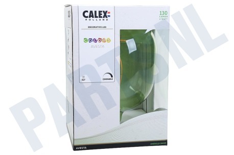 Calex Colors Avesta Quartz Emerald Green LED lamp 4W Dimbaar