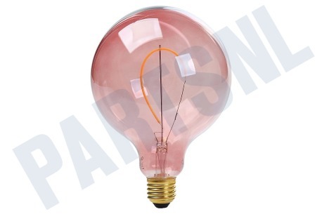 Calex Colors Nora G125 Quartz Pink LED lamp 4W Dimbaar