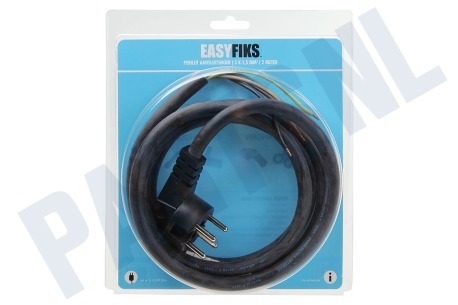 Easyfiks Snoer Perilex 5x1,5mm2 Zwart 2M