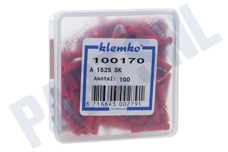 Ariston Kabelschoen rood -stootverbinder- 2,5