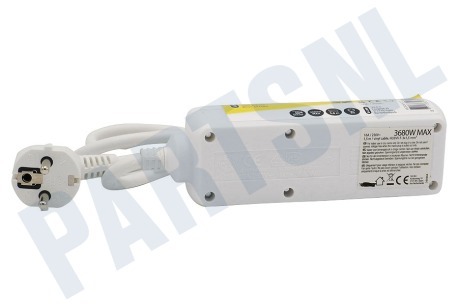 Q-Link Tafelcontactdoos 3x 1.5mm2 1.5 Meter Wit