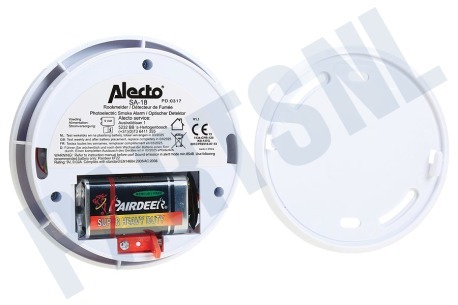 Alecto SA-18 Rookmelder Alarmsignaal 85dB, Optisch