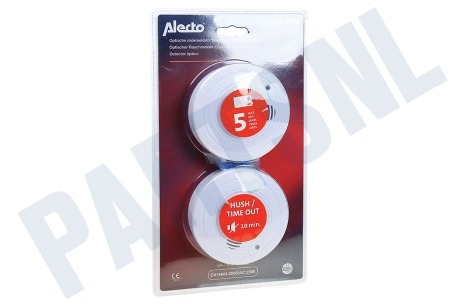 Alecto SA-29/5 Optische Rookmelder 2 stuks