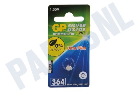 GP 364 Batterij knoopc. zilveroxide 1,55V