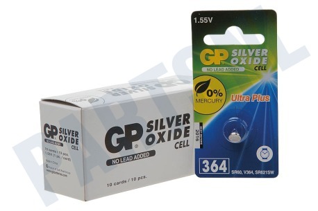 GP 364 Batterij knoopc. zilveroxide 1,55V