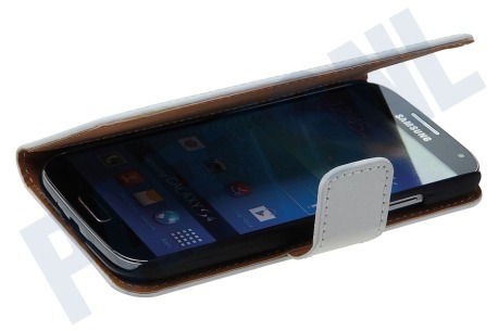 Sonim Book Case met Creditcard sleuven, Wit, Leder