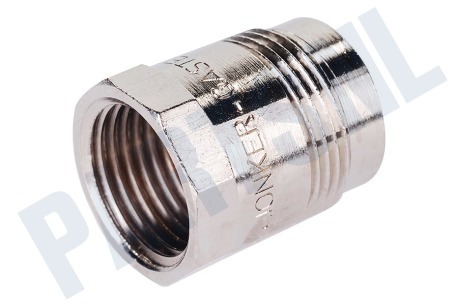Europart Comfort-aansluiting 1/2" recht -chroom-