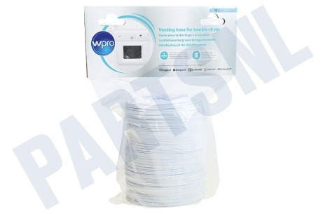Electrolux 484000008556 Luchtafvoerslang voor droogautomaten 102mm 3 meter PVC