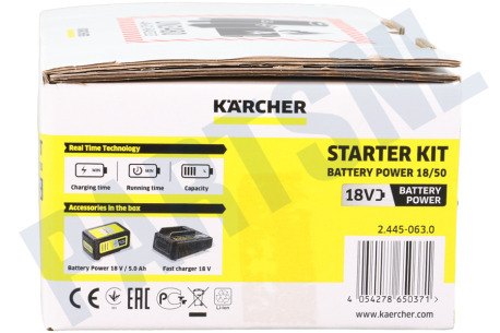 Karcher 2.445-063.0 Starterkit Accu 18/50