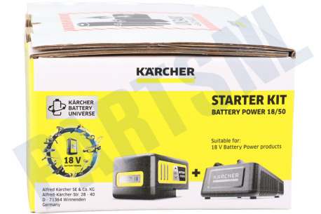 Karcher 2.445-063.0 Starterkit Accu 18/50