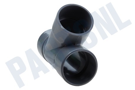 Sanitair T-stuk PVC 40mm 45 gr. 3x lijm
