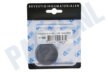 Dps Plugstop zwart 44mm