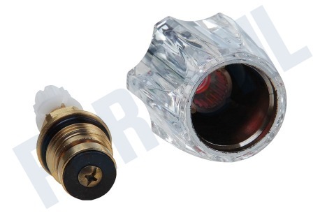 Dps Kraanbovendeel plexi 1/2' warm