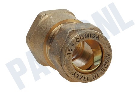 Dps Knelkoppeling recht 1/2'binnen x 15mm