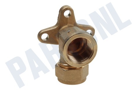 Dps Muurplaat knel 1/2' x 15mm